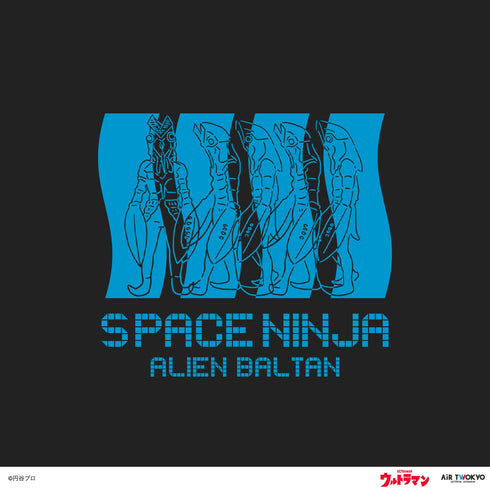 『ウルトラマンシリーズ』第1弾 アメコミイラストTシャツ 1(バルタン星人)ブラック