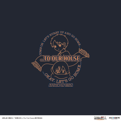 『進撃の巨人』TVアニメ 第11弾 シーンイラストTシャツ 3(エレン&ミカサ)