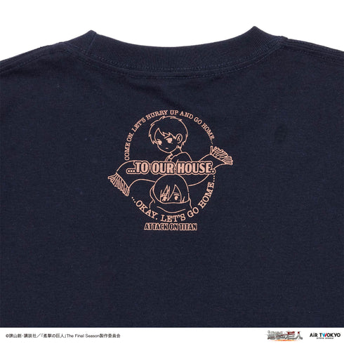 『進撃の巨人』TVアニメ 第11弾 シーンイラストTシャツ 3(エレン&ミカサ)