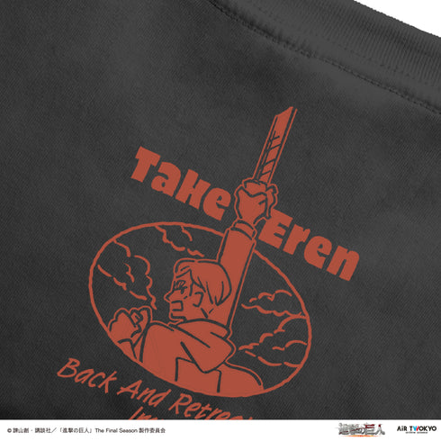 『進撃の巨人』TVアニメ シーンイラストTシャツ 3(本物の敬礼)