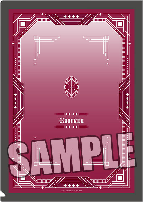 『うたの☆プリンスさまっ♪ TABOO NIGHT XXXX』クリアファイル デュエットアイドルソングVer. 黒崎蘭丸