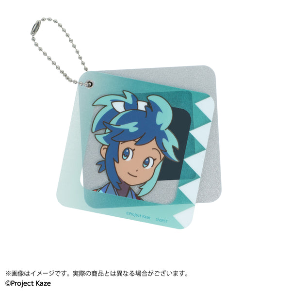 "The Heir to the Wind" Acrylic Keychain with Mirror: The Heir to the Wind—Sōji Okita