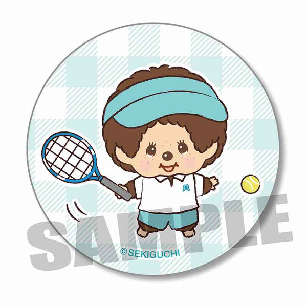 『モンチッチ スポーツ』缶バッジ /テニス【202602再販】