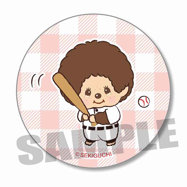 『モンチッチ スポーツ』缶バッジ /野球【202602再販】