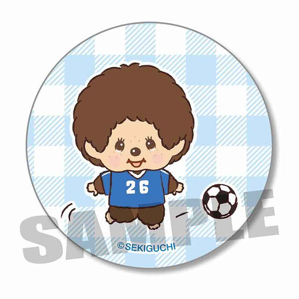 『モンチッチ スポーツ』缶バッジ /サッカー【202602再販】