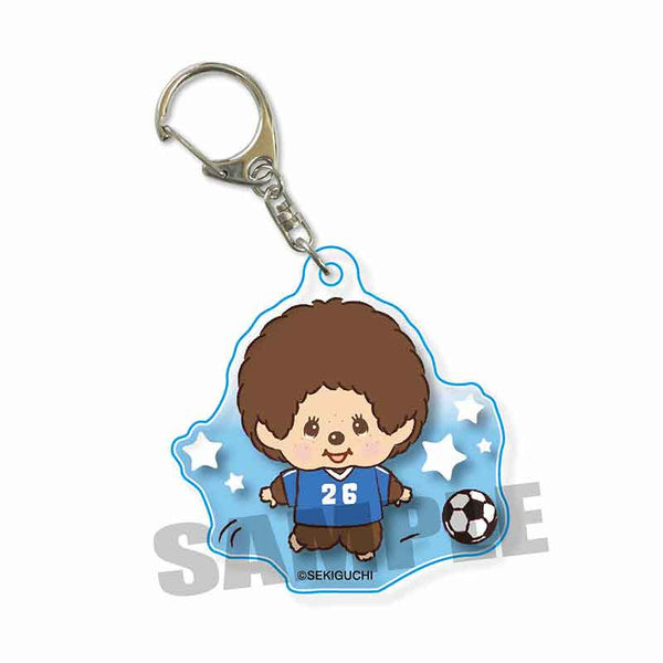 『モンチッチ スポーツ』アクリルキーホルダー /サッカー【202602再販】