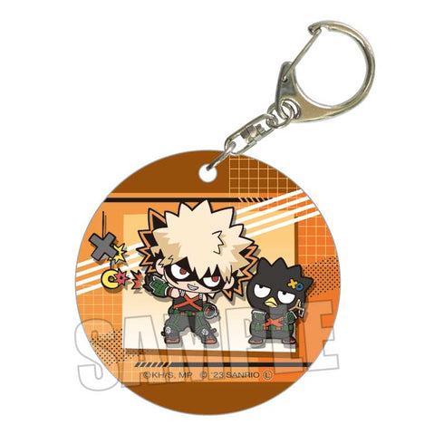 『僕のヒーローアカデミア×サンリオキャラクターズ2』やわらかクリアチャーム / 爆豪勝己・バッドばつ丸