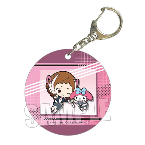 『僕のヒーローアカデミア×サンリオキャラクターズ2』やわらかクリアチャーム / 麗日お茶子・マイメロディ