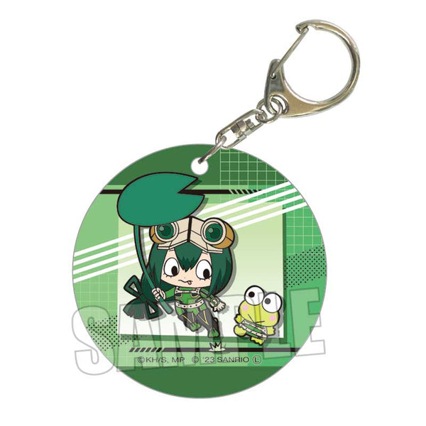 『僕のヒーローアカデミア×サンリオキャラクターズ2』やわらかクリアチャーム / 蛙吹梅雨・けろけろけろっぴ