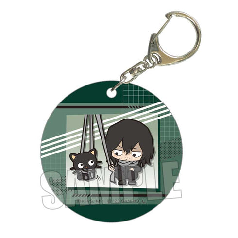 『僕のヒーローアカデミア×サンリオキャラクターズ2』やわらかクリアチャーム / 相澤消太・チョコキャット