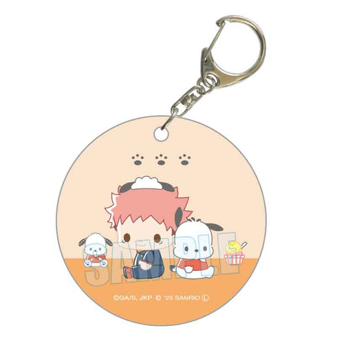 『呪術廻戦 × サンリオキャラクターズ』やわらかクリアチャーム /虎杖 悠仁×ポチャッコ