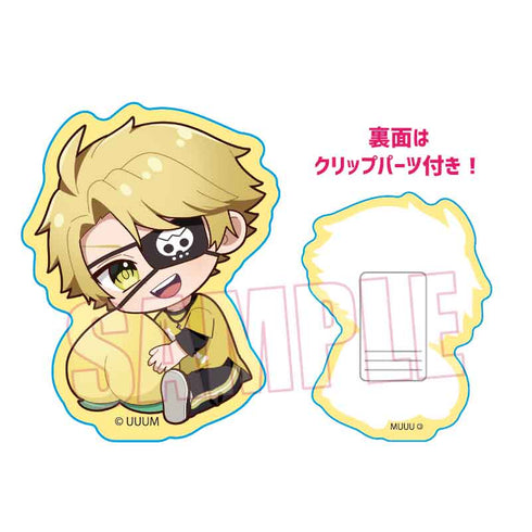 『カラフルピーチ』ぎゅぎゅっとアクリルクリップ /たっつん