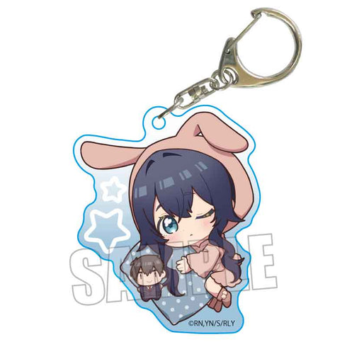 『君のことが大大大大大好きな100人の彼女』ぎゅぎゅっとアクリルキーホルダー /好本 静 おやすみver.