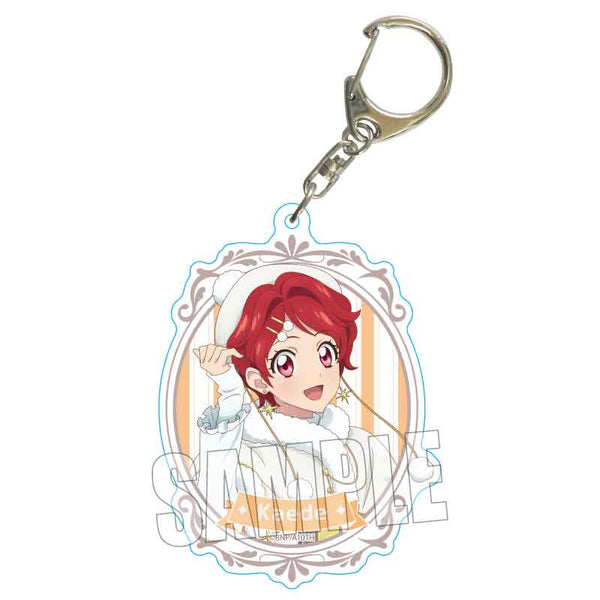 『アイカツ! 10th STORY ~未来へのSTARWAY~』ちょいデカアクリルキーホルダー /一ノ瀬 かえで ホワイトポンチョver.