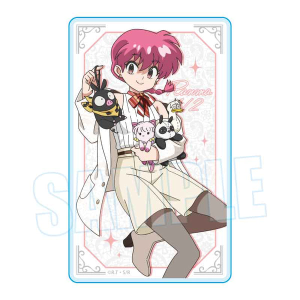 『らんま1/2』アクリルカード らんま(ぬいぐるみといっしょ)