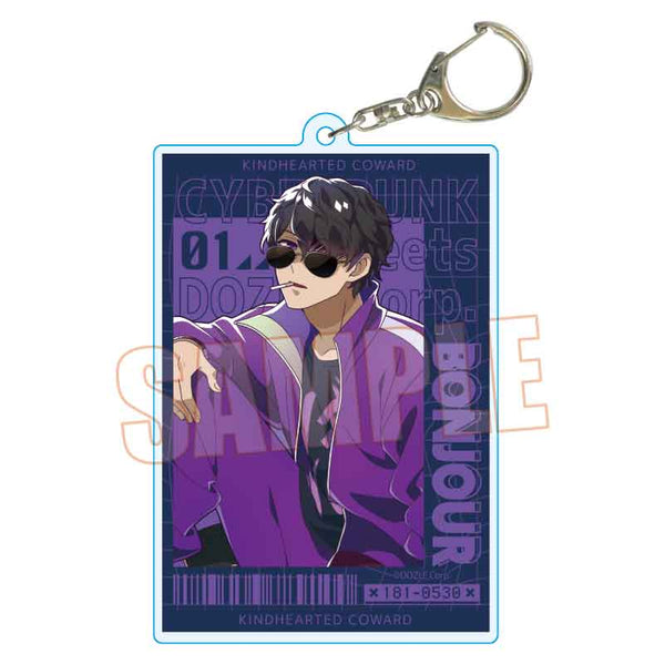 『ドズル社』ちょいデカアクリルキーホルダー /ぼんじゅうる(CYBERPUNK meets DOZLE Corp.)