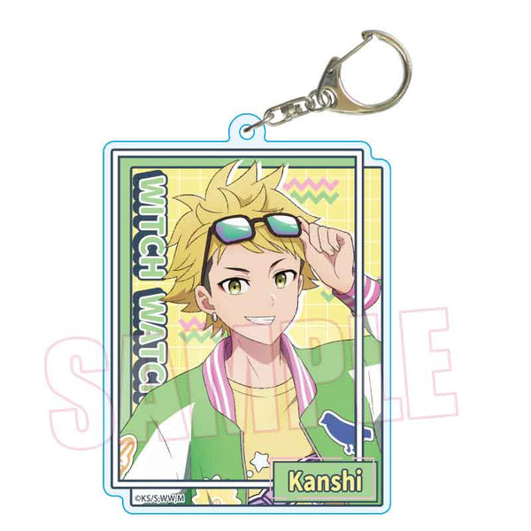 『ウィッチウォッチ』ちょいデカアクリルキーホルダー /風祭 監志 レトロポップver.