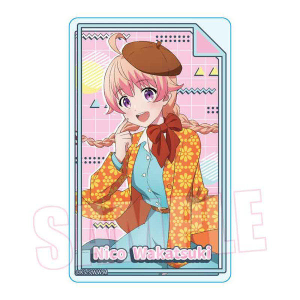 『ウィッチウォッチ』アクリルカード /若月 ニコ レトロポップver.