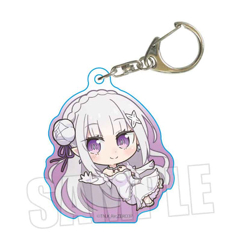 『Re:ゼロから始める異世界生活』ぷかっしゅアクリルキーホルダー 3rd season ver. /エミリア(花嫁衣裳)【202610再販】