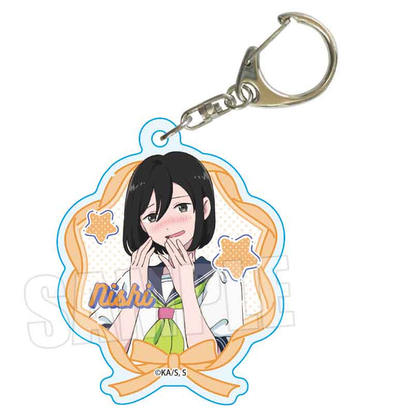 "You and Me: Complete Opposites" Acrylic Keychain / West