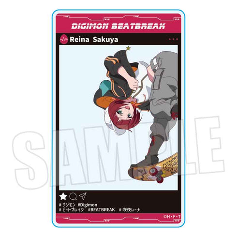 『DIGIMON BEATBREAK』アクリルカード /咲夜 レーナ Skater ver.