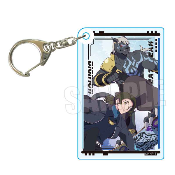 『DIGIMON BEATBREAK』アクリルキーホルダー /沢城 キョウ&ムラサメモン Skater ver.
