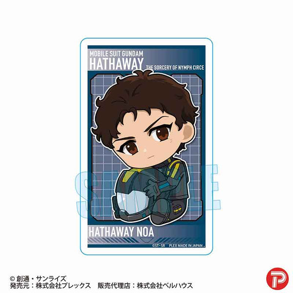 "Mobile Suit Gundam: Hathaway's Flash - The Witch of Circe" Gyugyutto Acrylic Plate / Hathaway Noah B