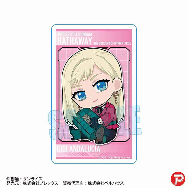 "Mobile Suit Gundam: Hathaway's Flash - The Witch of Circe" Gyugyutto Acrylic Plate / Gigi Andalusia