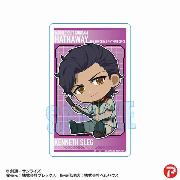 "Mobile Suit Gundam: Hathaway's Flash - The Witch of Circe" Gyugyutto Acrylic Plate / Kenneth Sleg