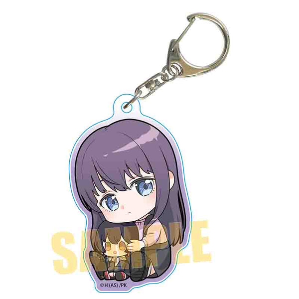 "Kamiina Peony: When Drunk, It Resembles a Lily" Tightly Packed Acrylic Keychain / Kanade Gujo