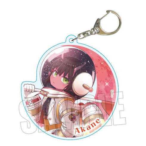 "Galaxy Express Milky☆Subway" Slightly Larger Acrylic Keychain / Akane (Universe)