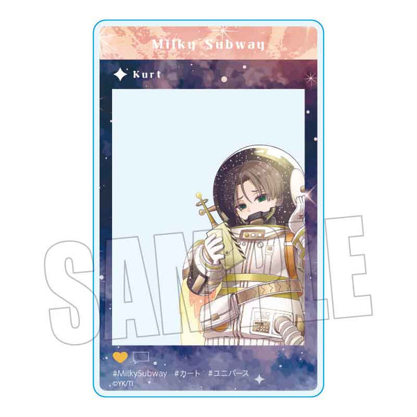 "Galaxy Express Milky☆Subway" Acrylic Card / Cart (Universe)