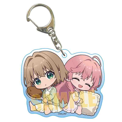 "I Want to Be in Love Until You Die" Tight-Hug Acrylic Keychain / Totsuki Sheena & Kagari Mimi