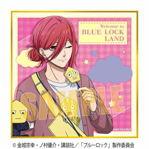 『ブルーロック』ミニ色紙 /千切 豹馬(Welcome to BLUE LOCK LAND★)