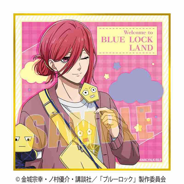 『ブルーロック』ミニ色紙 /千切 豹馬(Welcome to BLUE LOCK LAND★)