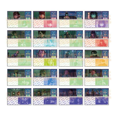 『銀河特急 ミルキー☆サブウェイ 各駅停車劇場行き』トレーディング列車チケット風カード Part2【BOX】