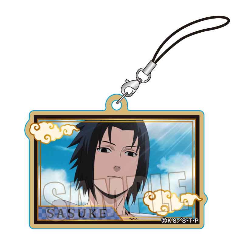 NARUTO 絆 木札ストラップ うちはサスケ 木札 ストラップ 木製ストラップ NARUTO 絆 木札ストラップ うちはサスケ 木札 ストラップ 木製ストラップ