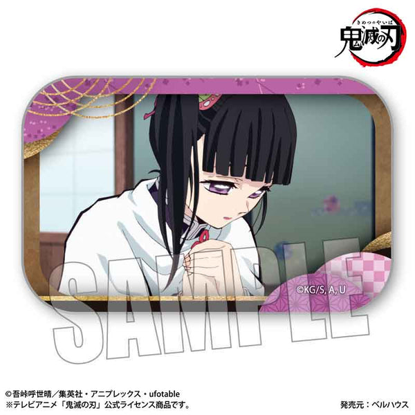 『鬼滅の刃竈門炭治郎 立志編』メモリーズスクエア缶バッジ /栗花落 カナヲ【202603再販】
