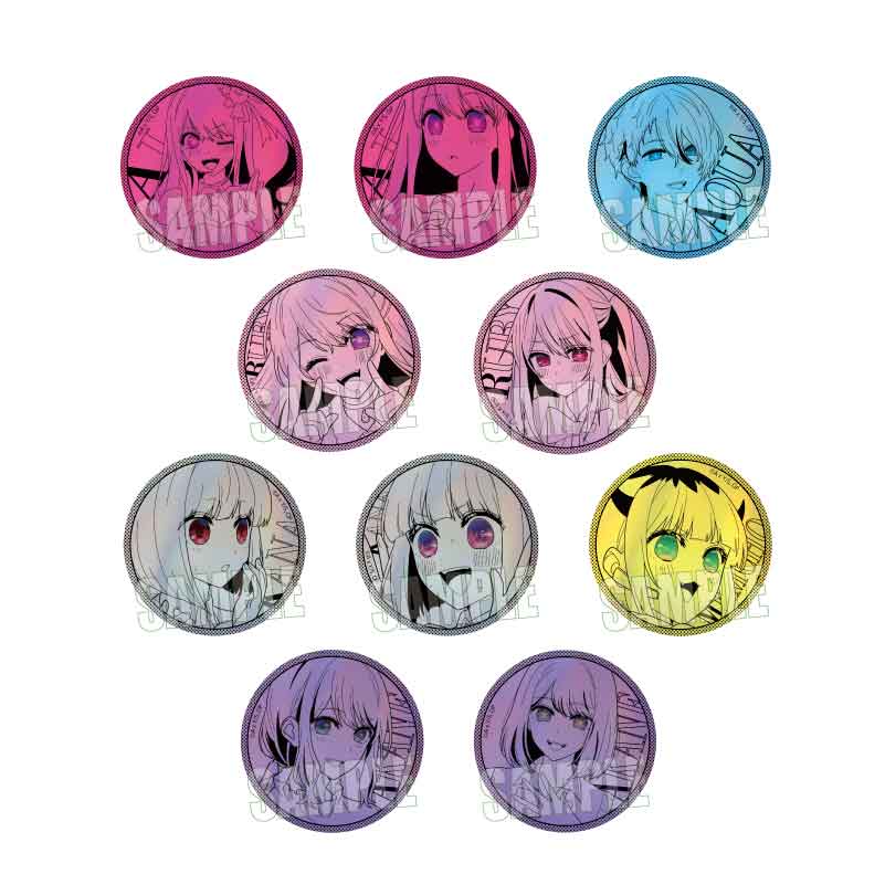 推しの子】』トレーディングホログラム缶バッジ - Anime Store.JP