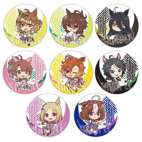 『ウマ娘 プリティーダービー 新時代の扉』トレーディング缶バッジ /ぷかっしゅ