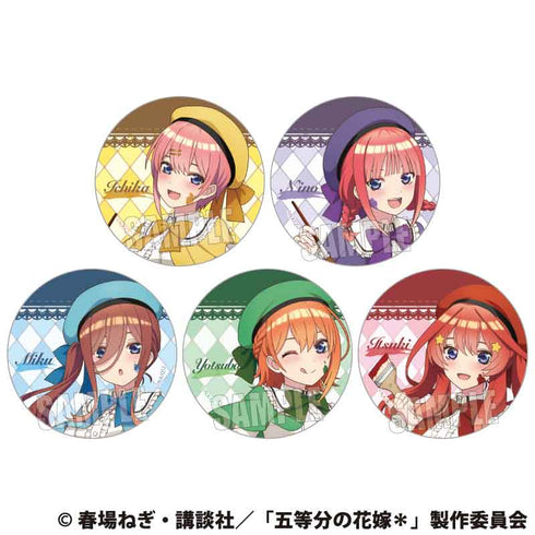 『五等分の花嫁*』トレーディング缶バッジ /画家ver.【BOX】