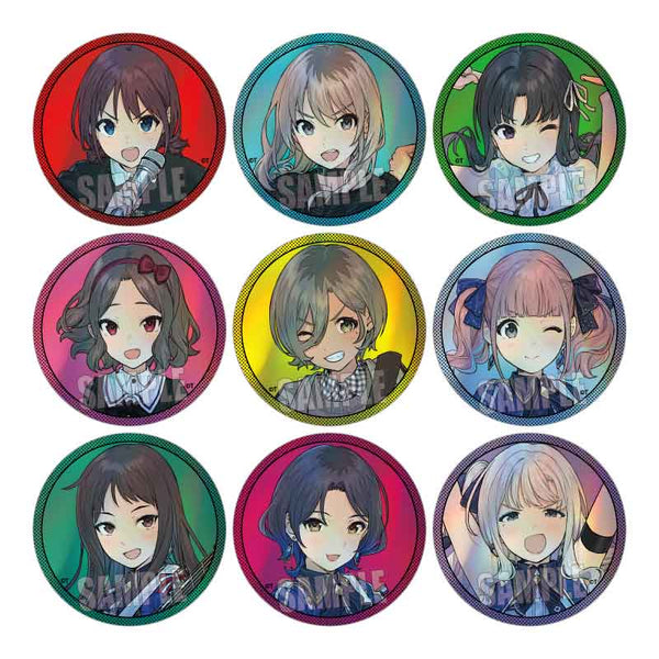 『ガールズバンドクライ』トレーディングホログラム缶バッジ【BOX】