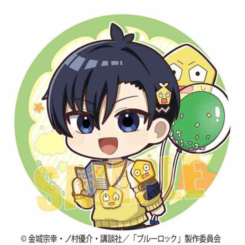 『ブルーロック』缶バッジ /潔 世一(Welcome to BLUE LOCK LAND★)