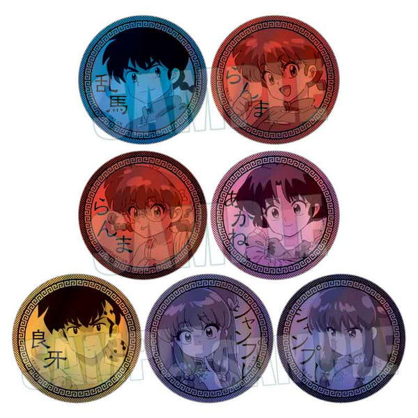 『らんま1/2』トレーディングホログラム缶バッジ【BOX】