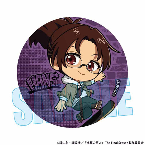 『進撃の巨人』トレーディング缶バッジ /スケーターver.【BOX】