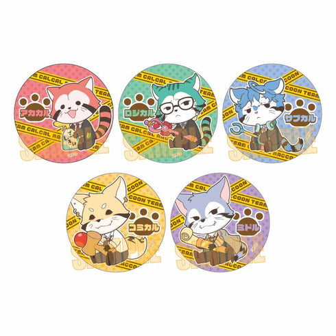『あらいぐま カルカル団』トレーディング缶バッジ /ぎゅぎゅっと【BOX】