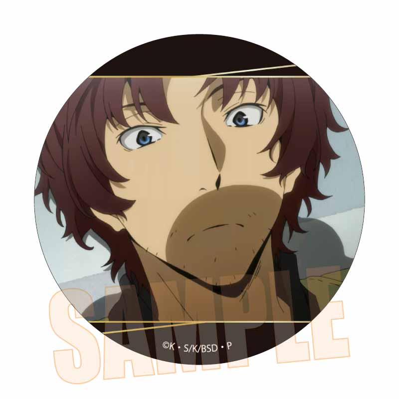 文豪ストレイドッグス』メモリーズ缶バッジ (黒の時代) /織田 作之助B