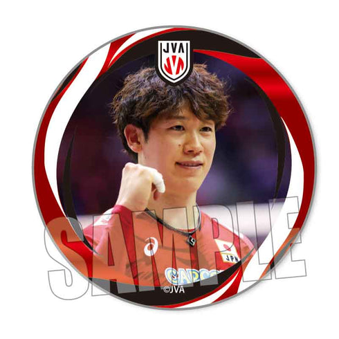 『バレーボール男子日本代表』トレーディング缶バッジ【BOX】