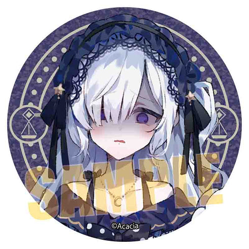 『魔法少女ノ魔女裁判』グリッター缶バッジ /夏目アンアン