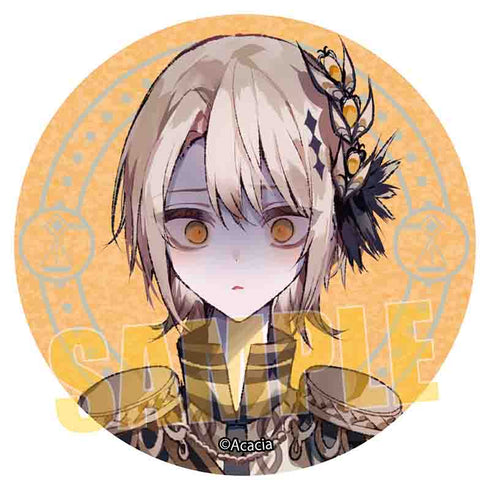 『魔法少女ノ魔女裁判』グリッター缶バッジ /蓮見レイア